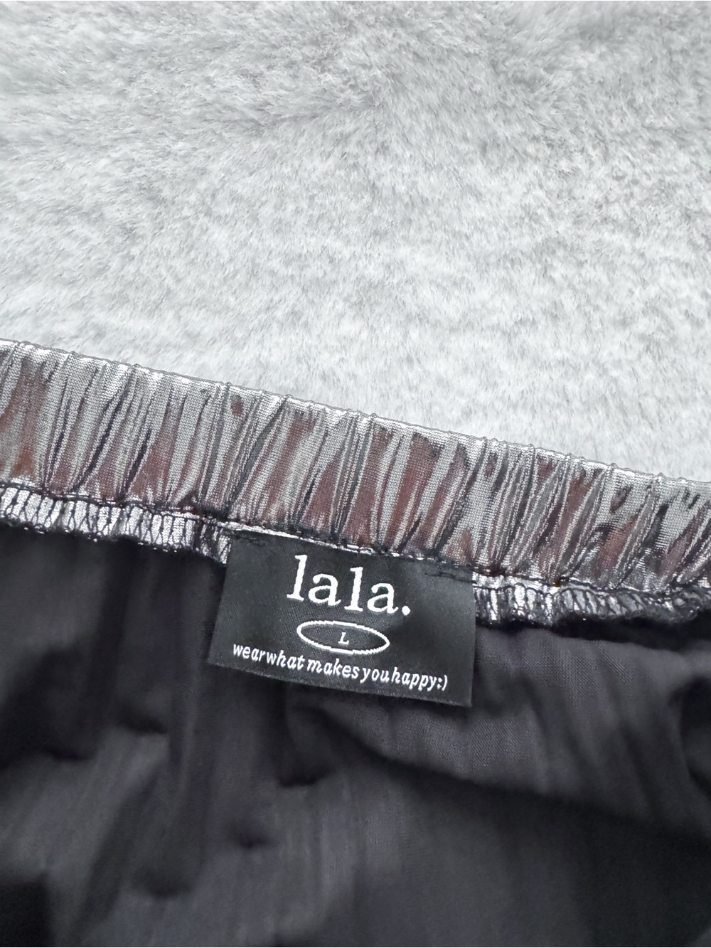 Dressed In Lala Metallic Pleated Midi Skirt in Sterling Silver - Picture 10 of 15